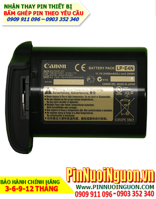 Pin sạc máy ảnh CANON LP-E4N 11,1v 2450mAh Li-Ion, Thay cell pin máy ảnh CANON LP-E4N 11,1v 2450mAh sạc Li-Ion